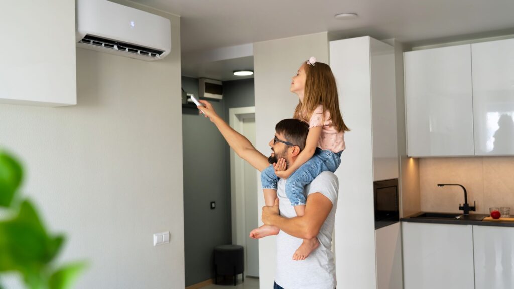 Family AC Unit Home